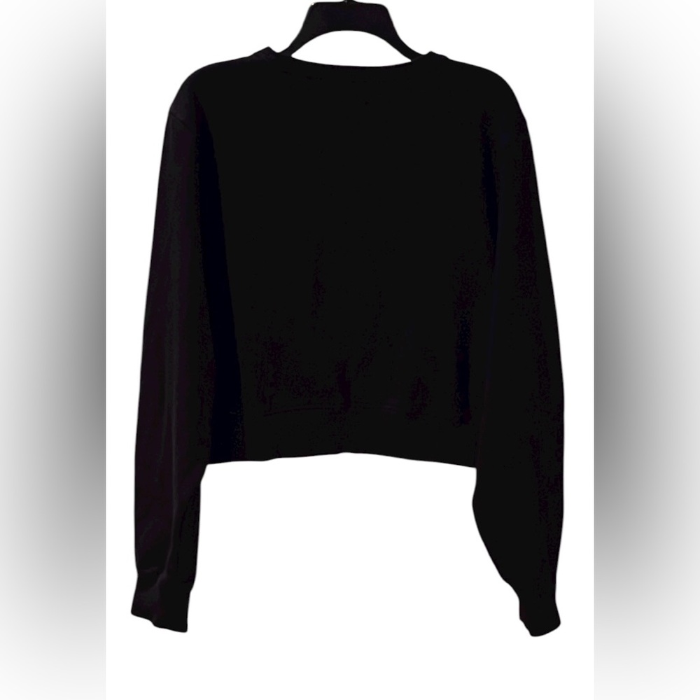 NWT PINK VS Ivy Fleece Yoke Seam Crewneck Sweatshirt - Picture 8 of 15
